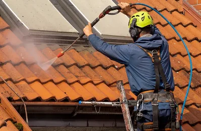 Démoussage et hydrofuge de toiture à Villardebelle